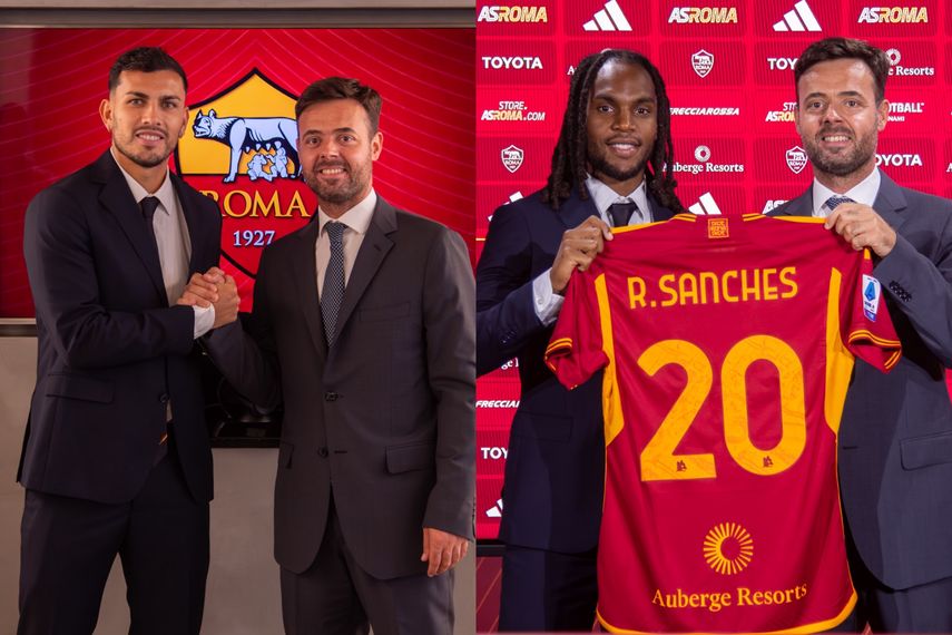 Leandro Paredes Y Renato Sanches Fichan Por La AS Roma