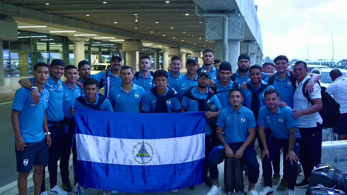 Selección de Nicaragua llega a Panamá para afrontar el amistoso