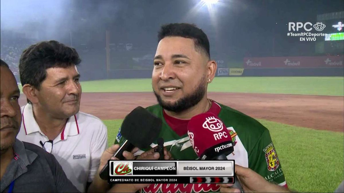 Béisbol Mayor 2024: Jonathan Saavedra, pieza clave en el título de Chiriquí