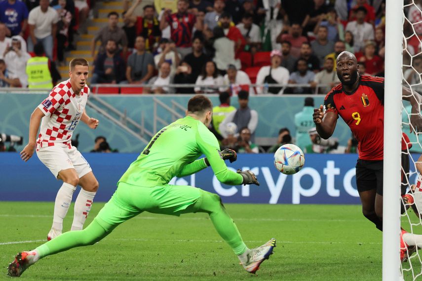 &nbsp;Qatar 2022: Bélgica eliminada tras empatar ante Croacia. FOTO AFP