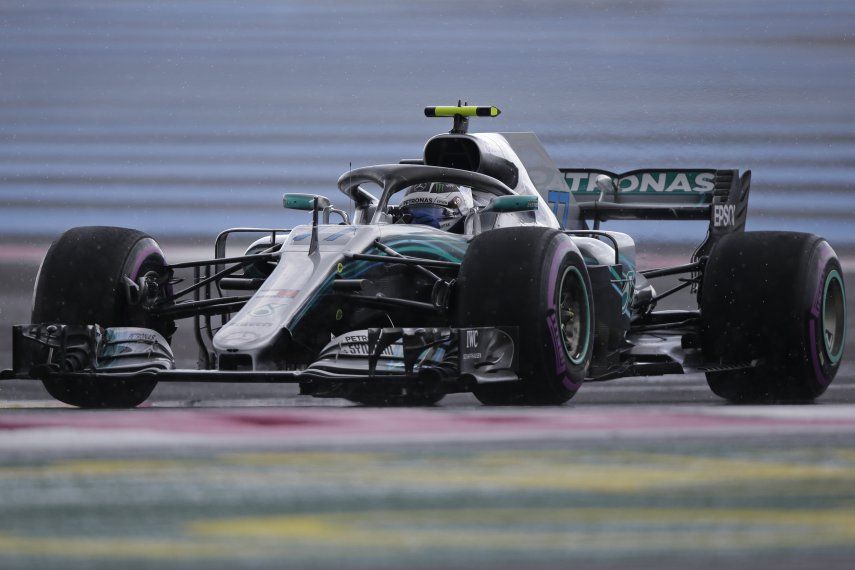 F1: Aguaceros limitan prácticas para GP de Francia