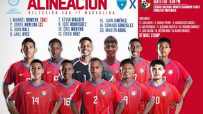 Panamá Sub-17: Alineación para el debut en el Premundial