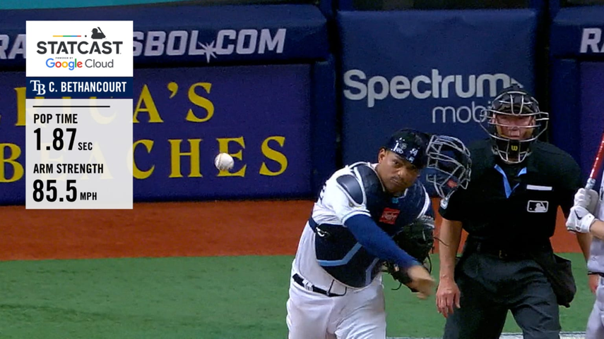 MLB: Christian Bethancourt con uno de los mejores tiempos a 2B&nbsp; 