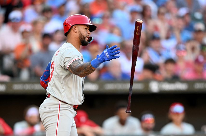 MLB: Edmundo Sosa pegó imparable en derrota de Phillies ante Mets