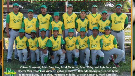 Panamá Oeste Campeón del Béisbol Nacional Infantil