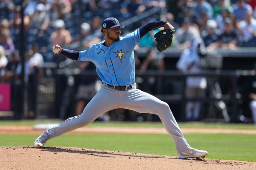 MLB: El prospecto número 1 de los Rays Taj Bradley debutará ante Boston