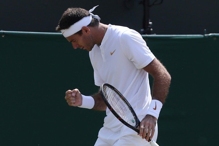Del Potro vence a Paire y pasa a octavos de Wimbledon