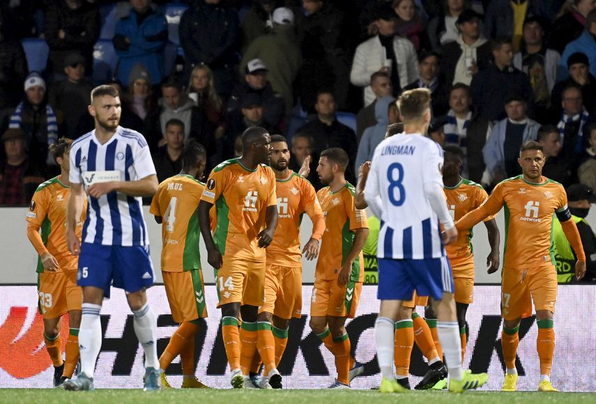 Europa League: El Betis arranca con triunfo ante HJK Helsinki