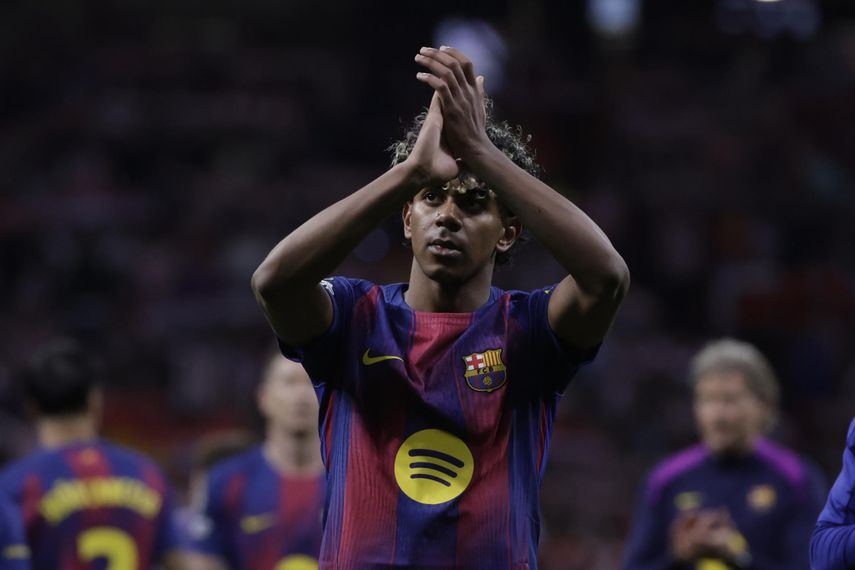 Lamine Yamal y su mensaje después de la eliminación en la Champions League