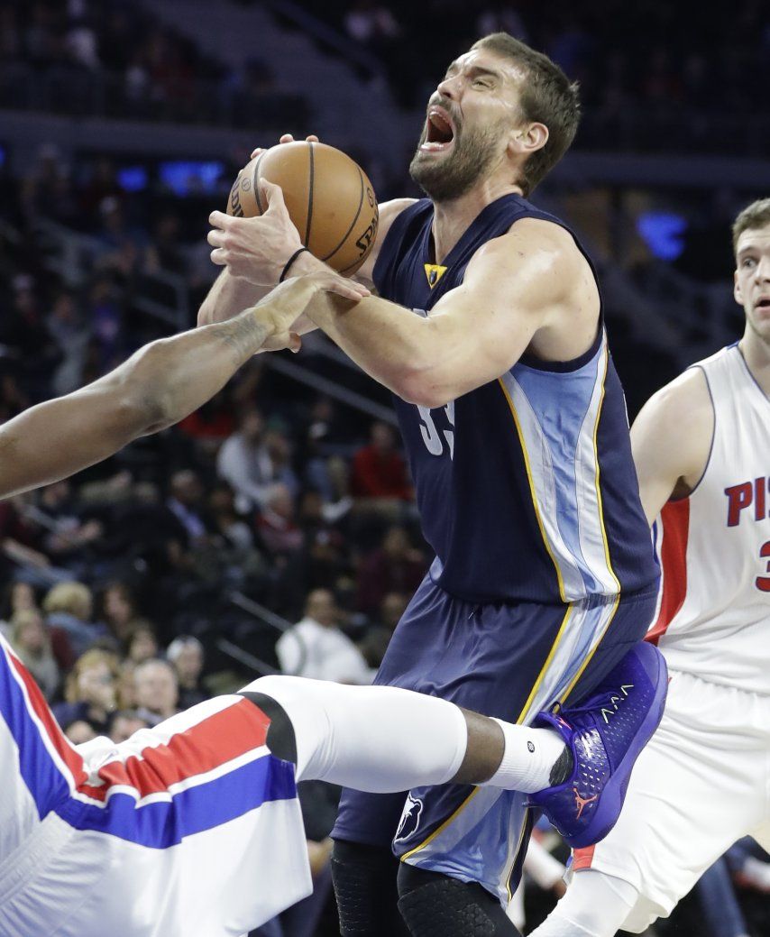 Gasol empata marca con 38 puntos; Grizzlies vencen a Pistons