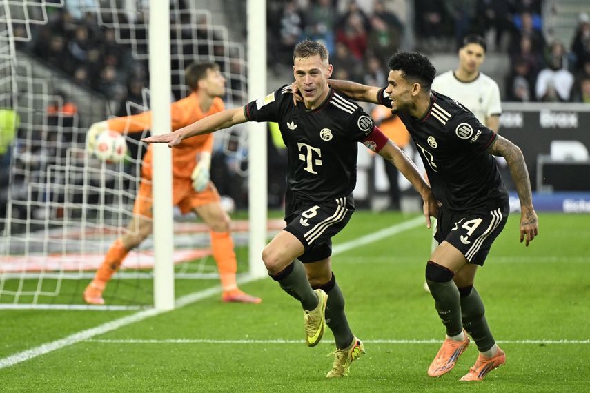 El Bayern Múnich superó al Monchengladbach para consolidar su liderato