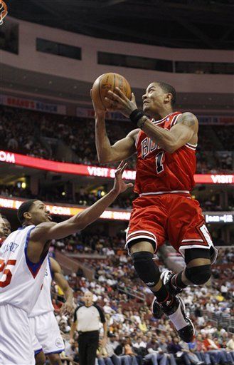 NBA: Bulls 98, 76ers 84; Rose regresa con 23 puntos