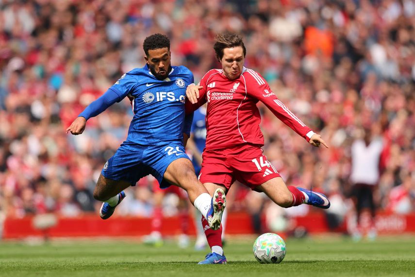 El Liverpool dejó ir puntos contra el Chelsea y se complica en puestos de Champions