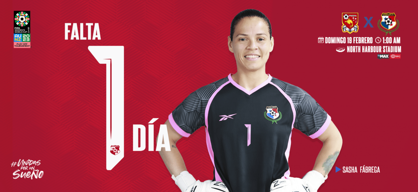 Repechaje Mundial Femenino 2023: Sasha Fábrega enfocada un día previo