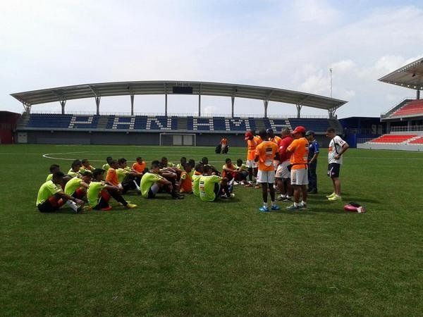 Sub-17 de Panamá entrenó esta mañana con miras a partidos amistosos