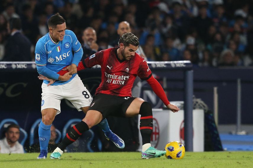 El Napoli y el AC Milan empataron en un partidazo de Serie A