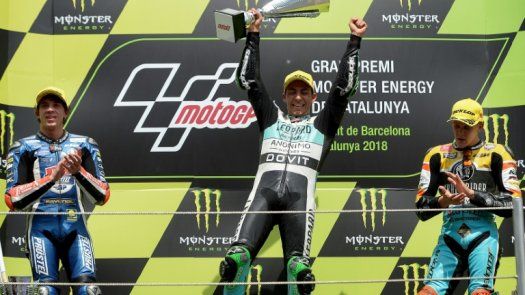 Bastianini vence en Moto3 de Gran Premio de Cataluña, Bezzechi amplía su ventaja