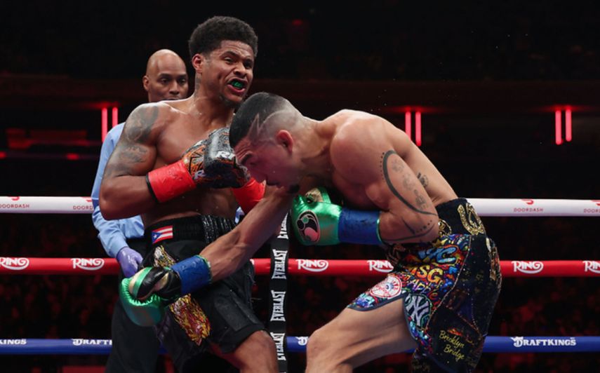 Shakur Stevenson hizo una aparición magistral en el Madison Square Garden de New York