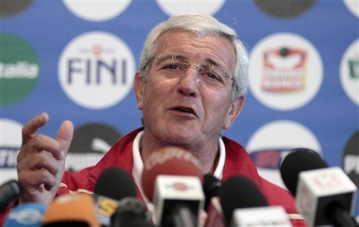 Mundial: Lippi contento de que Italia no sea favorito