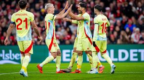 Nations League: España lidera su grupo tras victoria ante Dinamarca