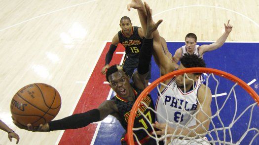 Hawks aplastan 124-86 a 76ers