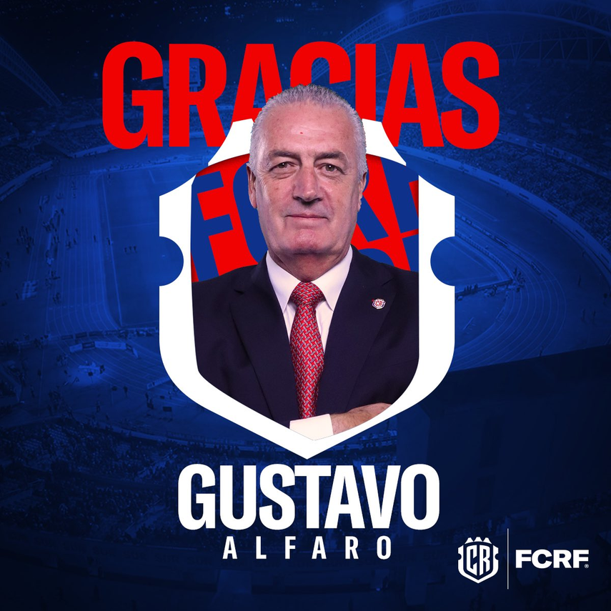 Gustavo Alfaro dejó su cargo de entrenador en la selección de Costa Rica