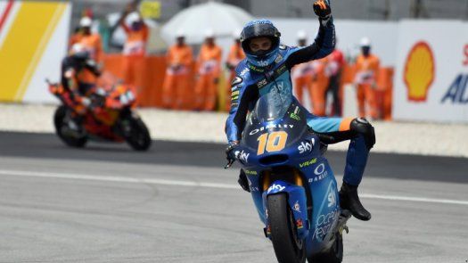 Luca Marini (Kalex) saldrá en pole del GP de Valencia de Moto2
