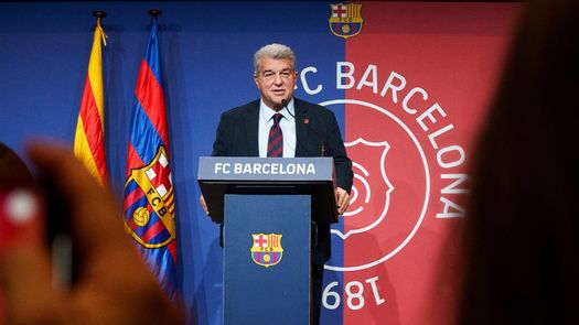 Joan Laporta confirmó que estará atento al mercado del invierno con el FC Barcelona
