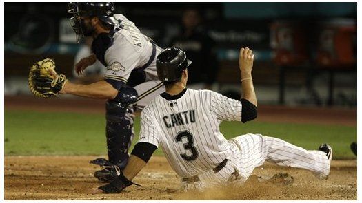 MLB: Marlins 6, Cerveceros 4; Cantú remolca y anota
