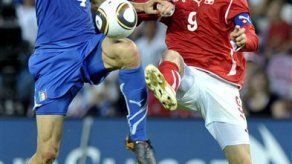 Mundial: Suiza empata 1-1 con Italia en partido amistoso