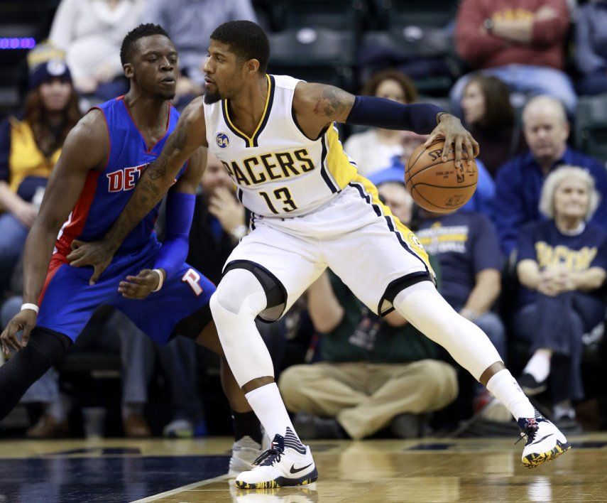 Con 32 puntos de George, Pacers derrotan 94-82 a Pistons