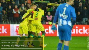 Nantes derrota 2-1 a Burdeos