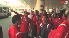 Panamá ya está en Los Ángeles para la Copa Oro