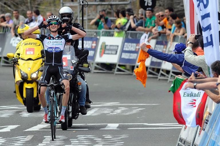 El holandés Poels ganó la cuarta etapa de la Vuelta al País Vasco