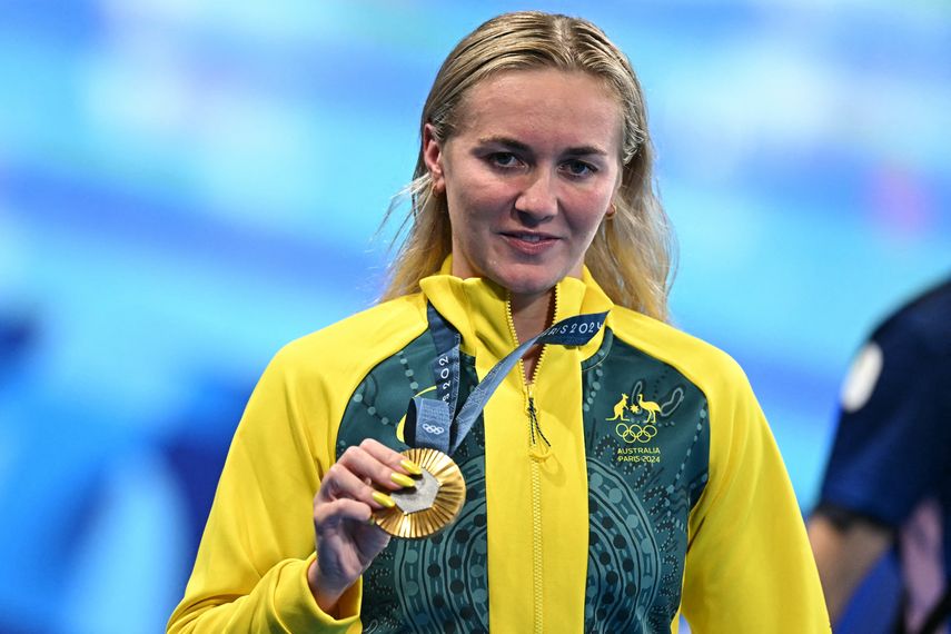 París 2024: Ariarne Titmus superó a Ledecky para llevarse el oro en los 400 m libre