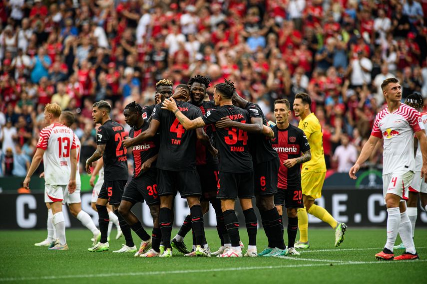 Bayer Leverkusen venció al RB Leipzig en un gran partido de Bundesliga