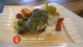 Corvina rellena de langostinos - Pablo