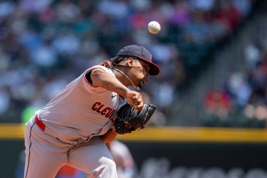 MLB: Luis Ortiz de los Guardianes de Cleveland