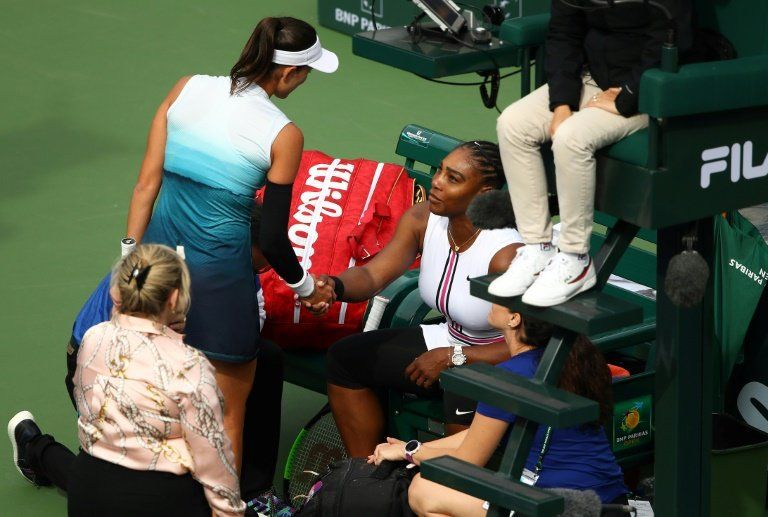 Muguruza recupera la sonrisa