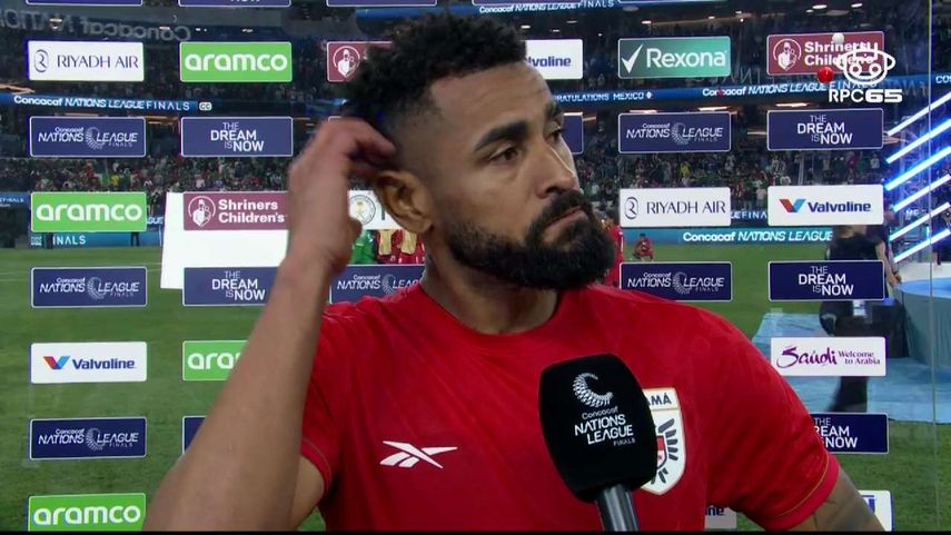 Aníbal Godoy rompió en llanto tras perder la final de la Liga de Naciones CONCACAF