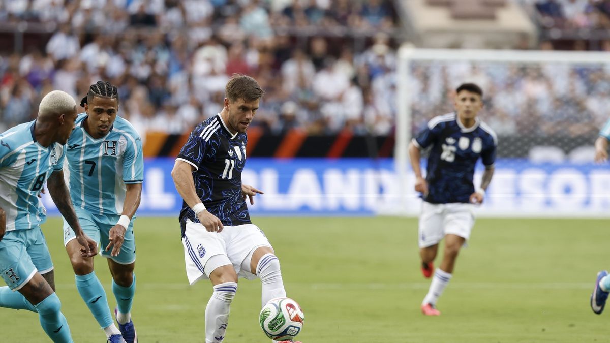 Selección de Argentina logra victoria frente a Honduras Selección de Argentina logra victoria frente a Honduras