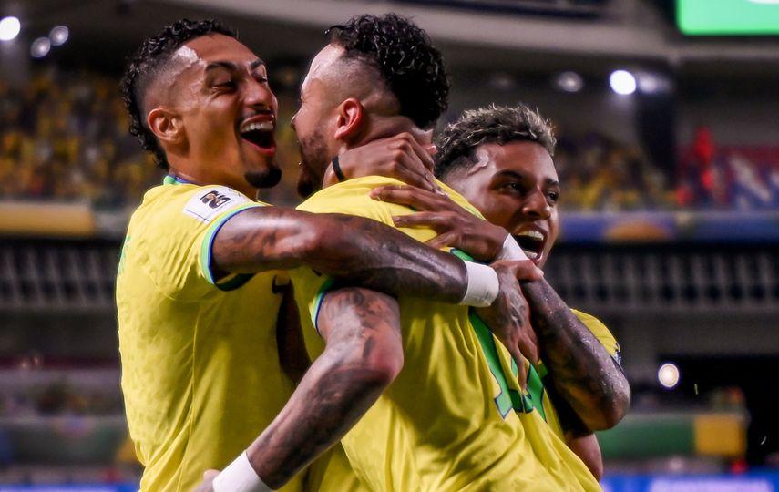 Brasil golea a Bolivia en noche histórica para Neymar Jr