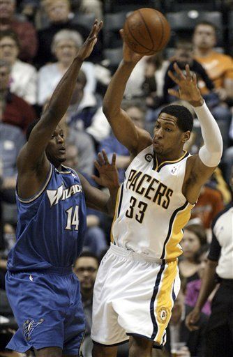 NBA: Pacers 99, Wizards 82; Granger logra 31 puntos