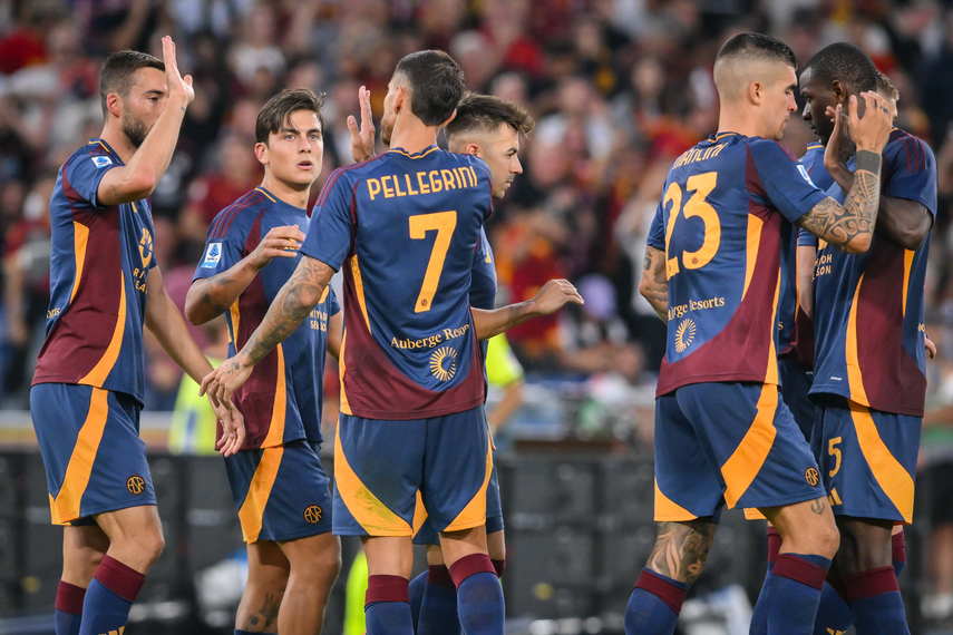 La AS Roma ganó su primer partido de la temporada en la Serie A