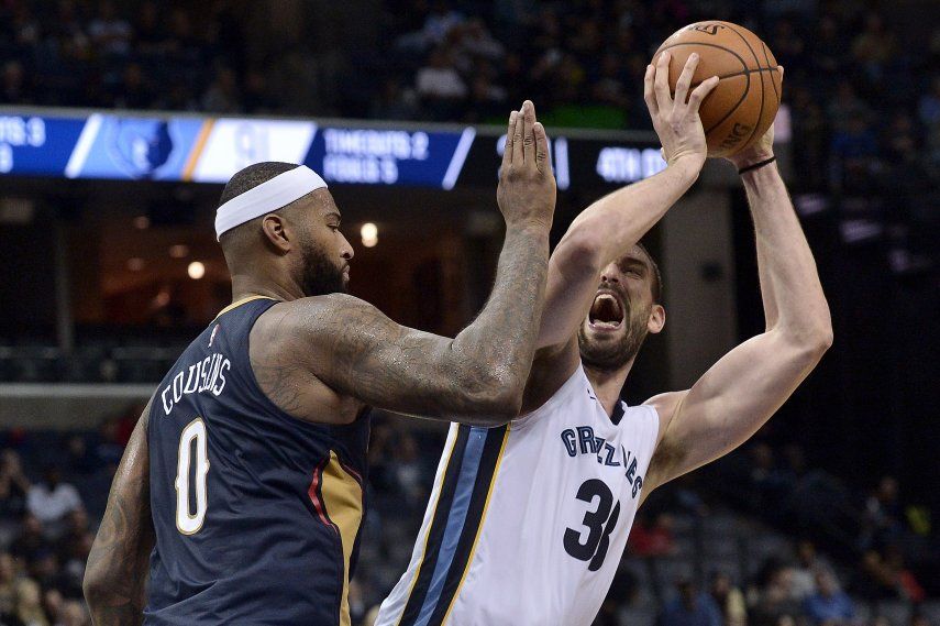 Evans y Gasol llevan a Grizzlies a triunfo sobre Pelicans