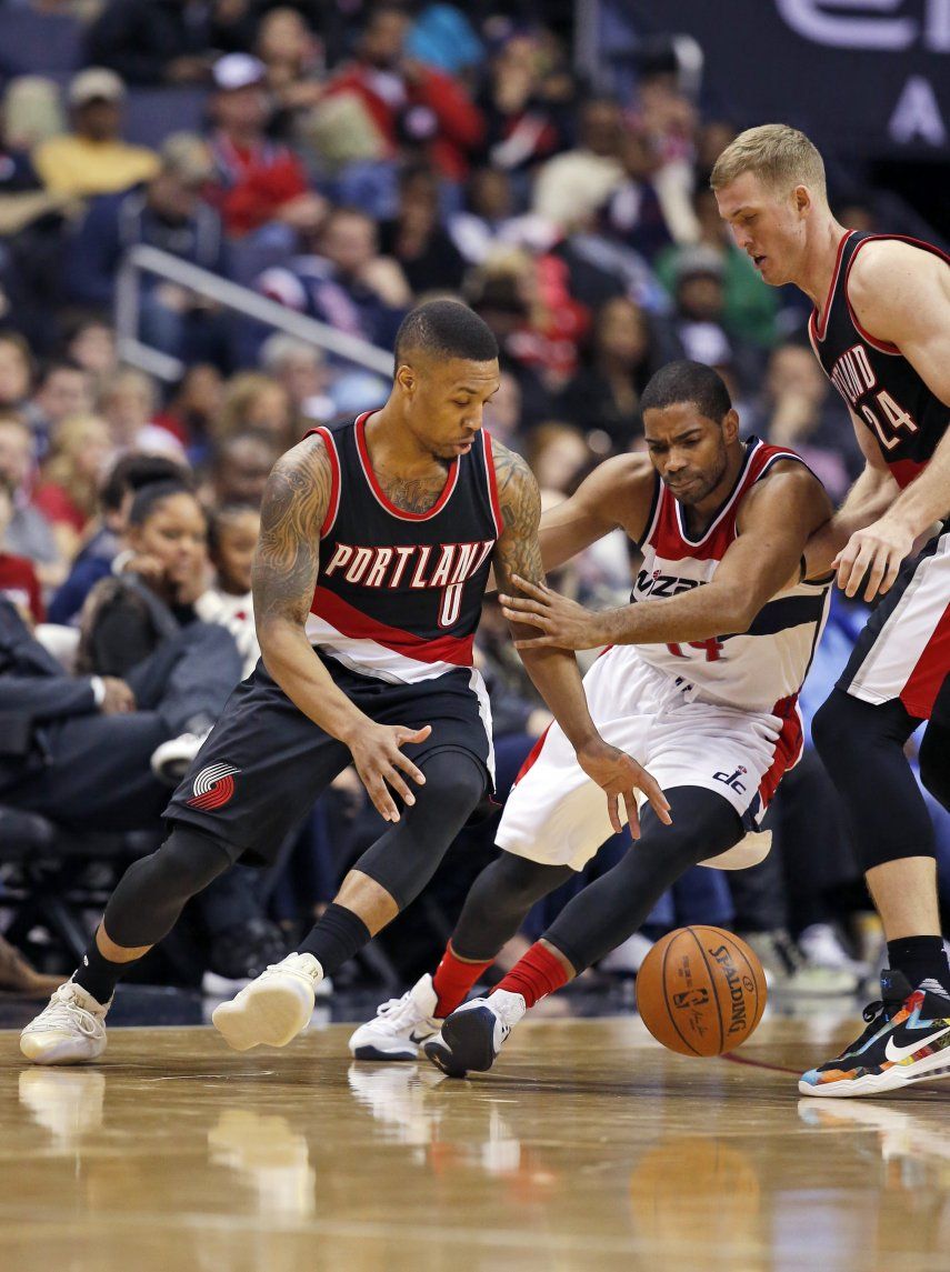 Tras fea derrota ante 76ers, Blazers vencen a Wizards