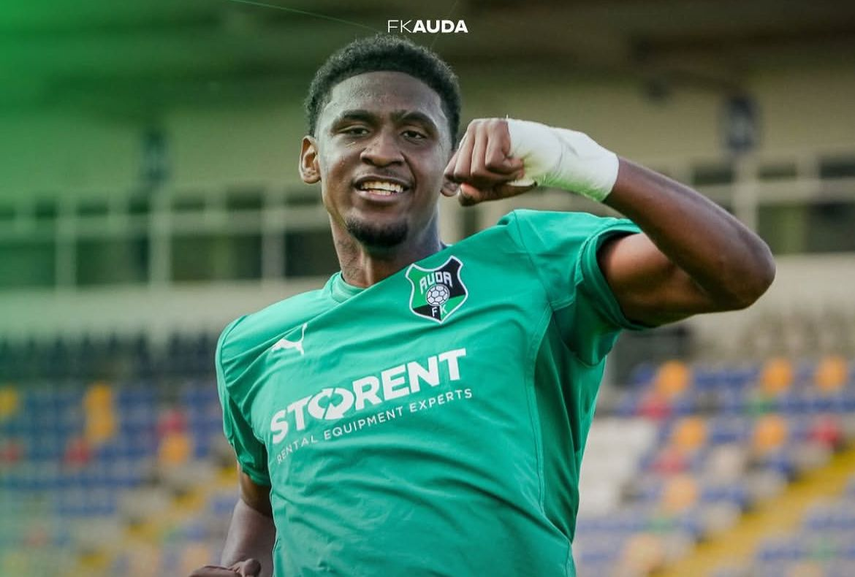 Josué Vergara anotó doblete con el FK Auda de Letonia