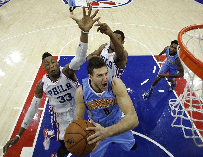 Gallinari guía triunfo de Nuggets sobre Sixers