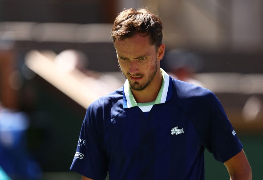 Indian Wells: Daniil Medvedev cayó en la tercera ronda