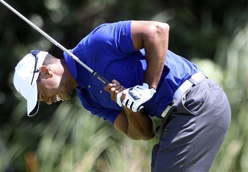 Tiger Woods pierde la ventaja del Abierto de Australia